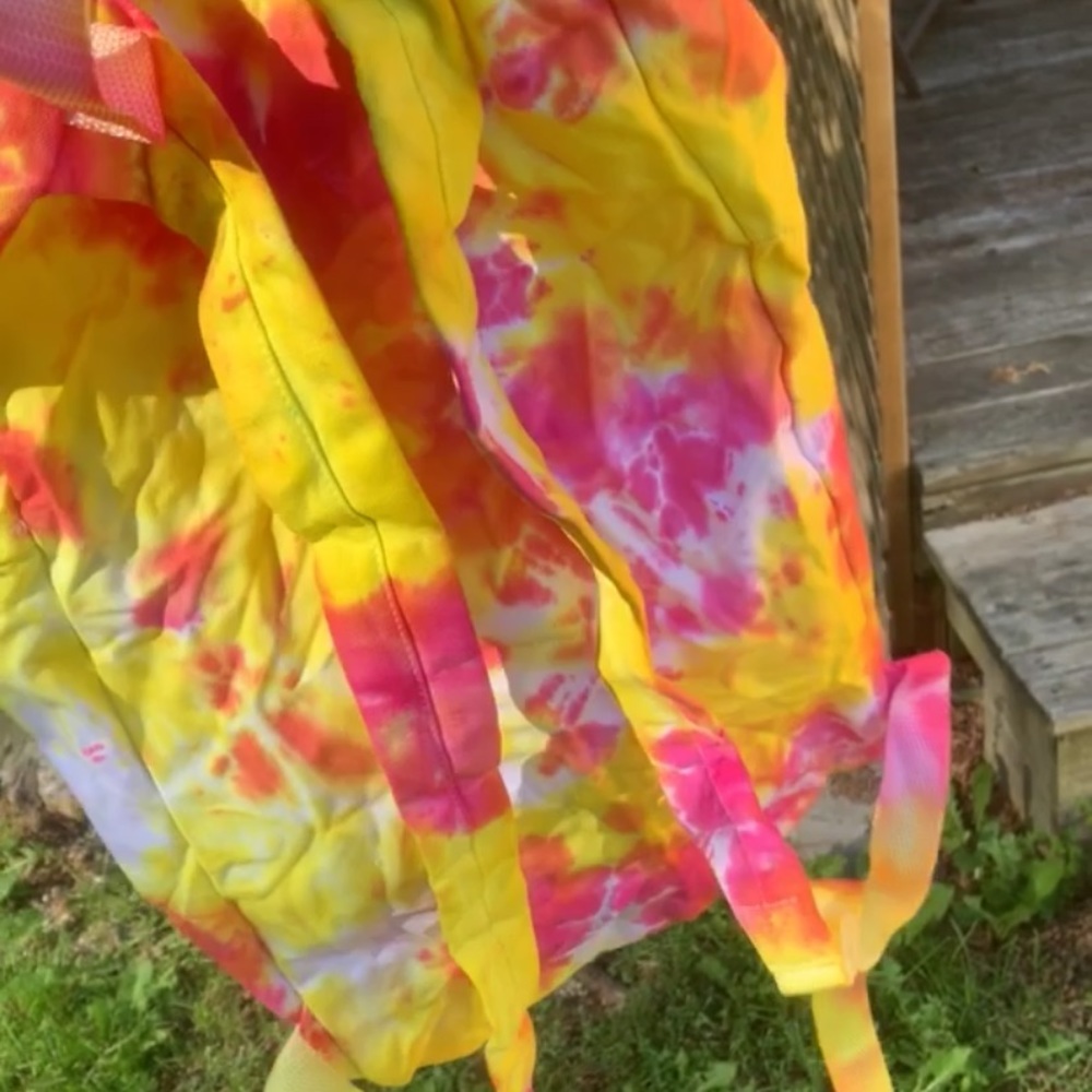 Tie dye backpack!